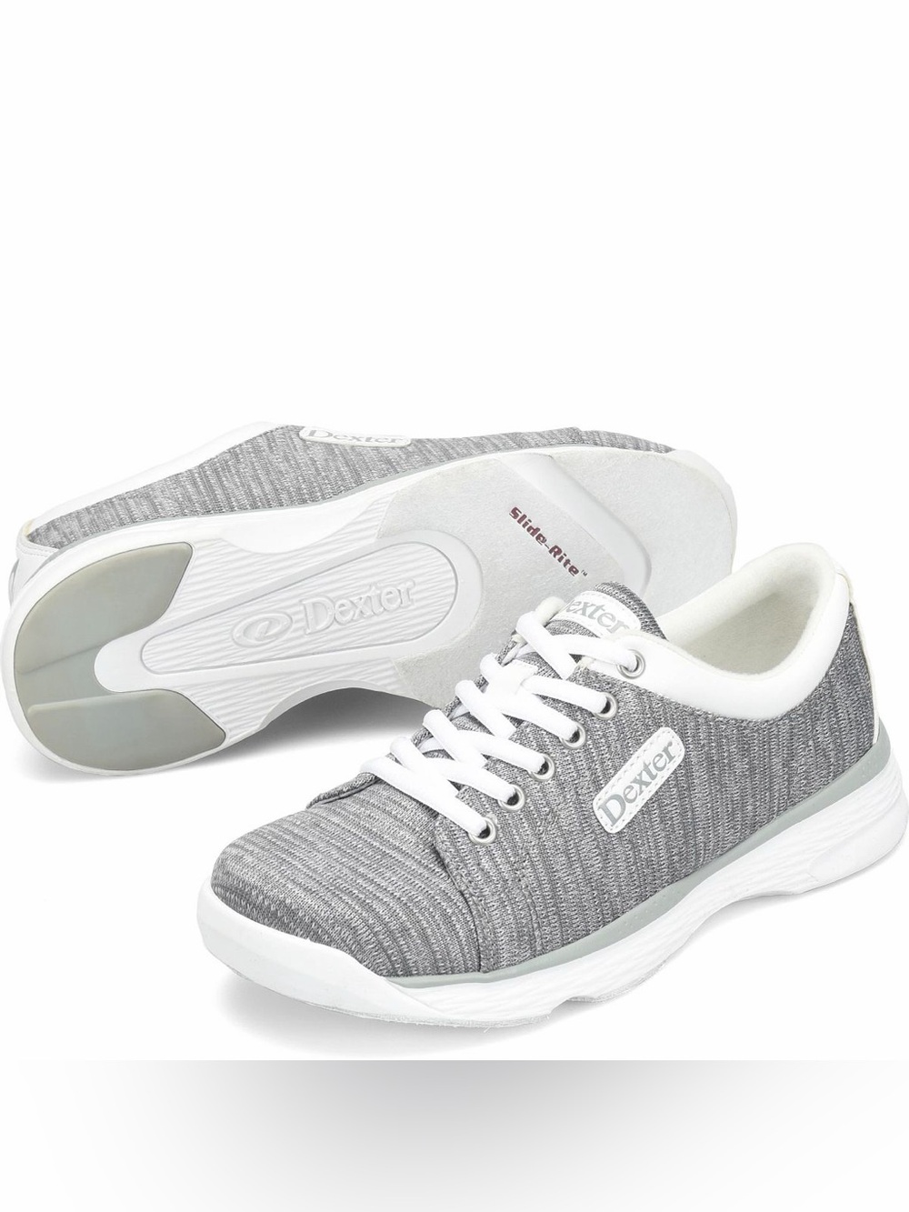 Women’s Dexter Ainslee Gray/White Knit Low-Top Sneaker Size 12M